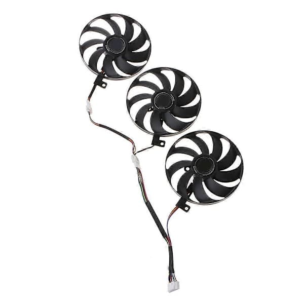[RM]3 stk. 88MM T129215SU 7-Pin Køleventilator til ROG STRIX RTX 2080 2080Ti 12V 0.5A