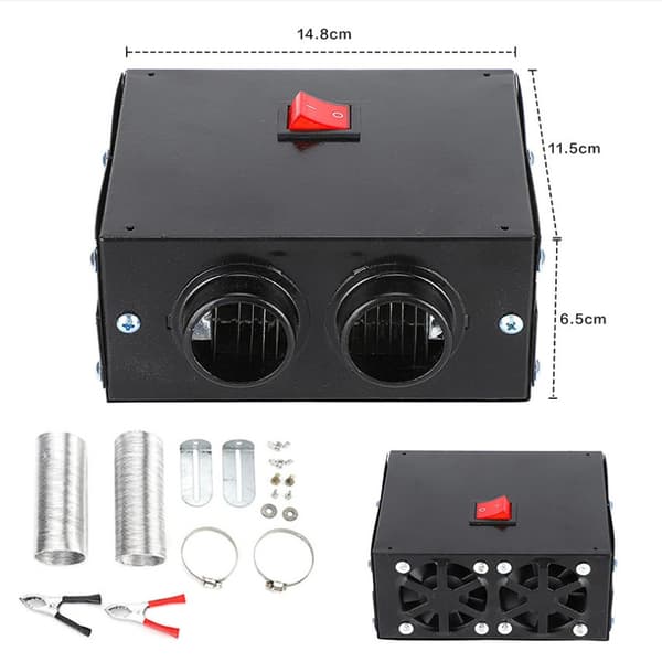 [RM]24v 500w bilvarmer viftevarmer bilvarmer defroster