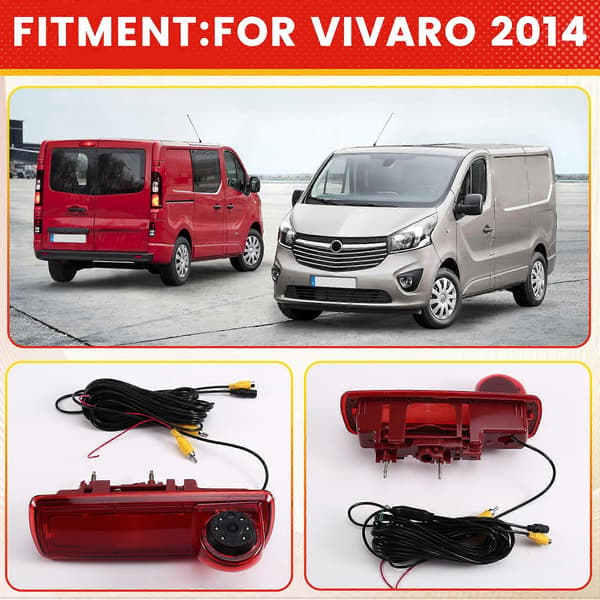 Bil NTSC PAL Backkamera Backkamera för Opel Vivaro 2014 Renaul Trafic 3