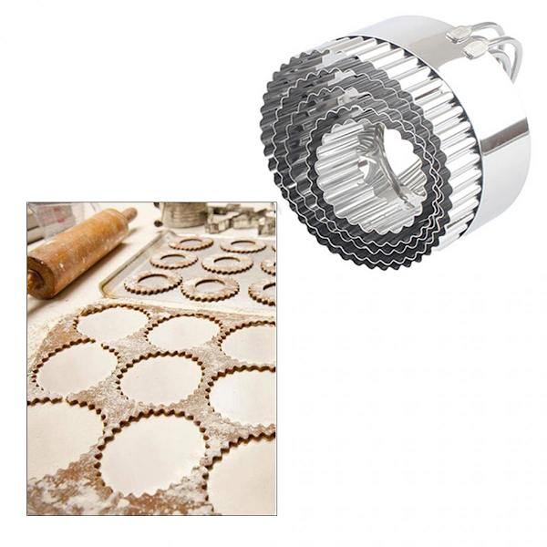 Cirkel Bakform Kök DIY Bakning Fondant Tårtform Ring Stil A