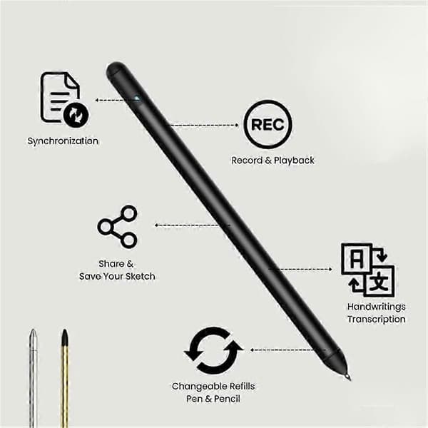 Syncify Digital Sketchbook Pro V2, Bluetooth 5.0 Smart Sync Pen & Digital Notebook, Skrive- og Notatværktøj C 26s