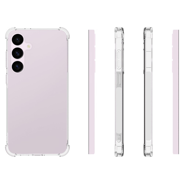 Yhteensopiva Samsung Galaxy S24 Plus -kuoren kanssa, iskunkestävä TPU, läpinäkyvä 33