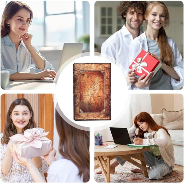 [RM] Hollow Book Storage Box with Retro Shelf Decor, Secret Display Prop for Coffee Table, 24×17×6 cm