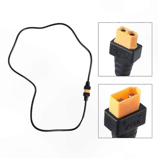 2m 18AWG han-til-hun-forbindelseskabel til solpaneler og UAV-modeller med XT60-stik