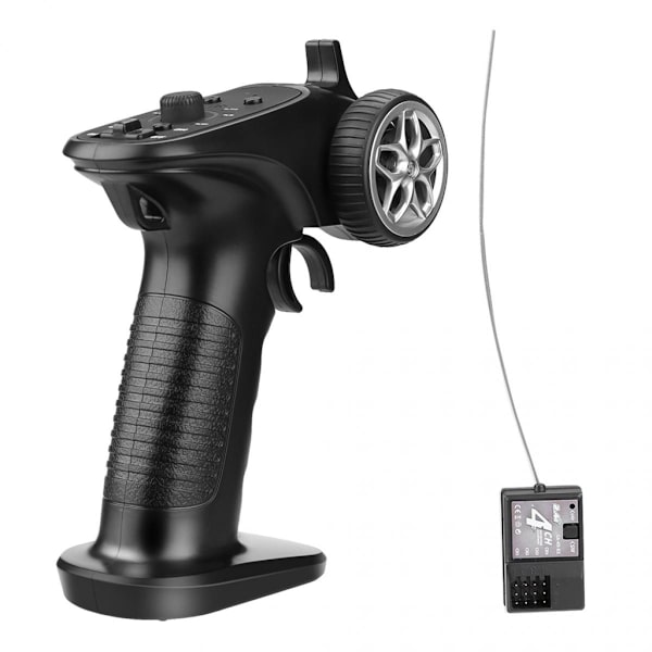 4-kanals RC Radiosystem Sändare och Mottagare 2.4ghz Fjärrkontroll Digital Radiosändare