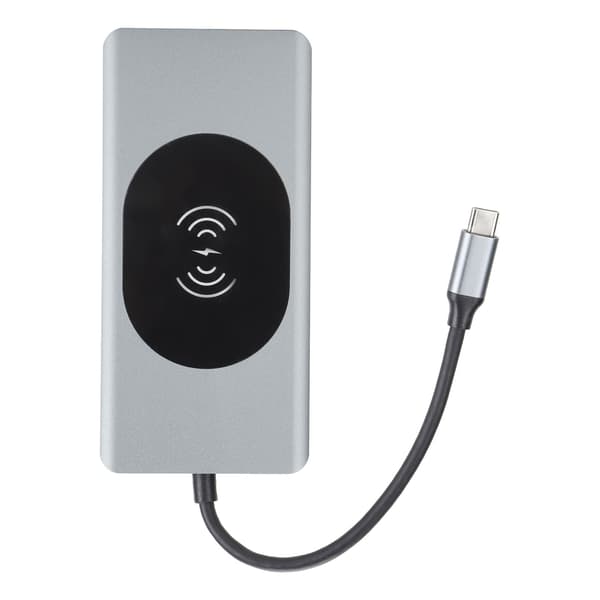13-i-1 USB C-hub med dokkingstasjon og kortleser