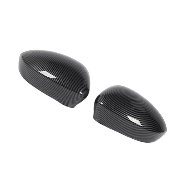 [RM]Fiat 500 2007 2020 Carbon Fiber Side Mirror Cover Left Right Replacement