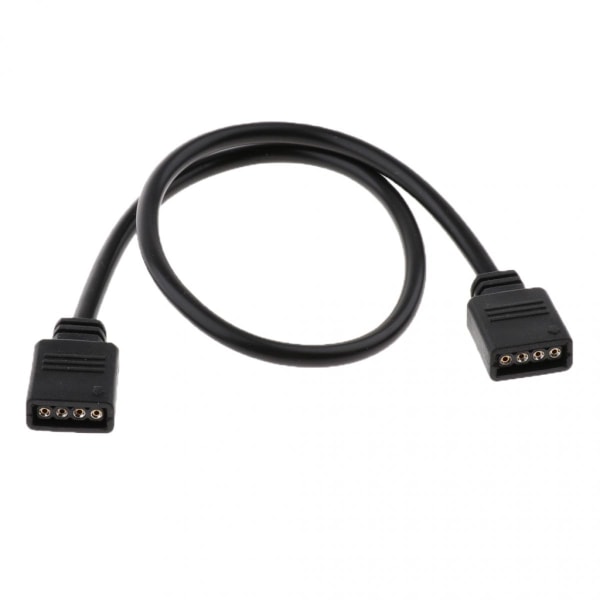 2 stycken 4-pin 12V RGB Moderkortsfläkthubb Splitter Controller för PC Dator
