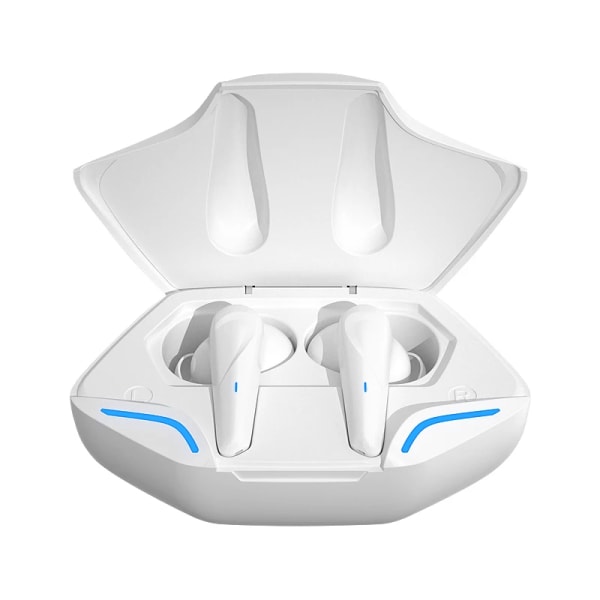 X15 TWS Trådlösa hörlurar 5.3 bluetooth hörlurar 65ms Låg Latency Earbud Esport Gaming Headset Gamer med mikrofon för xiaomi iphone x15 pro white