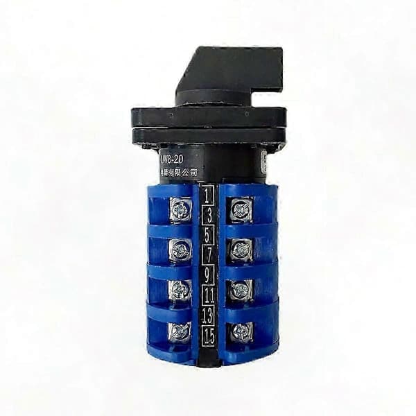 Dobbelt hastighed motorafbryder, 3-position 4-faset 20A 500V On-Off-On knastskifteplade