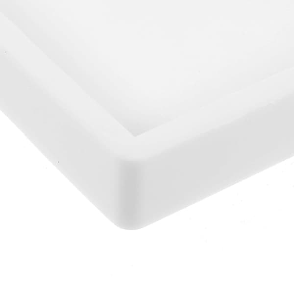 [RM]Fåfänga Bricka Bordsbricka Badrumsbricka Halkfri Silikon Rektangulär Enkel 31.00X13.50X2.00CM 1-pack