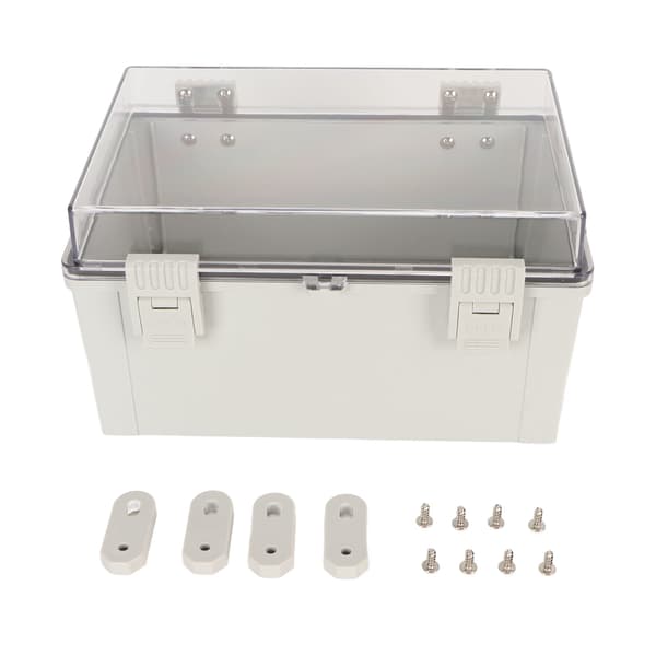 [RM]IP66 Waterproof Junction Box Transparent Latch Electrical Junction Box Snap Type 300x200x170mm