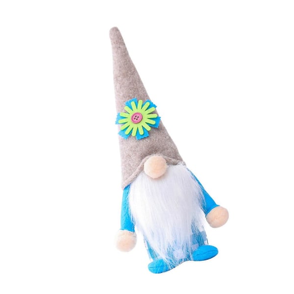 Påsk Tomte Docka Ornament Tomte Docka Dekoration Tomte Docka Skrivbordsdekor