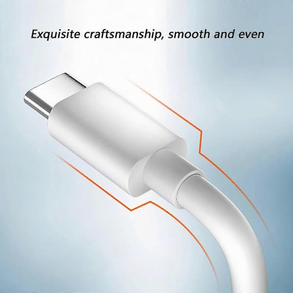 Utendørs solcellepanelkamera USB C-splitter ladekabel for sikkerhetssystemer Værbestandig PVC-konstruksjon 480 Mbps data White