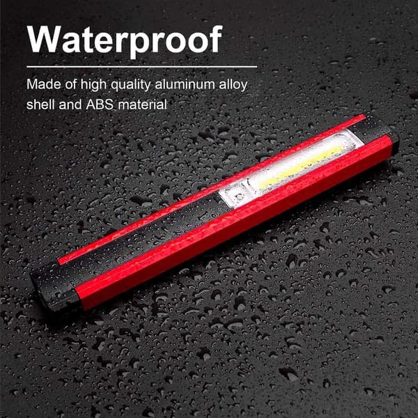 Pxcl Led arbeidslys, Cob inspeksjonslys, Usb oppladbart arbeidslys, Bærbart Cob lommelykt med magnetisk klips, For hjem, garasje, verksted, H