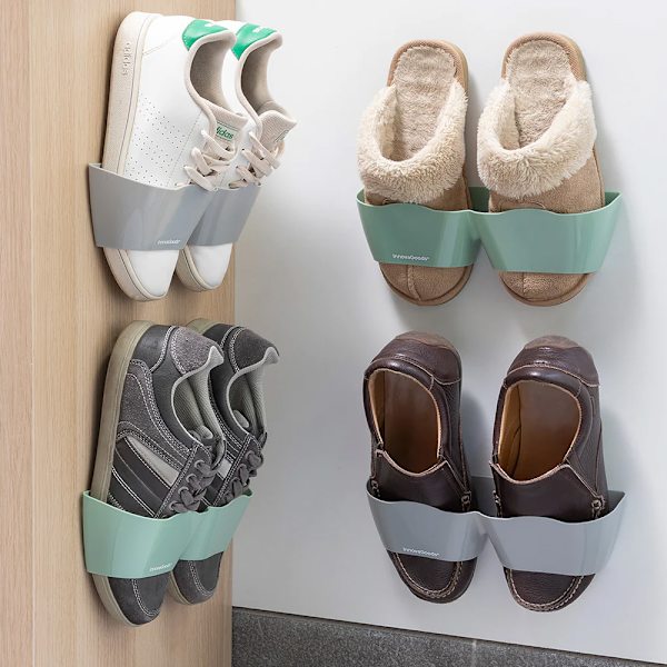 [RM]Wall-Mounted Shoe Rack - Self-Adhesive