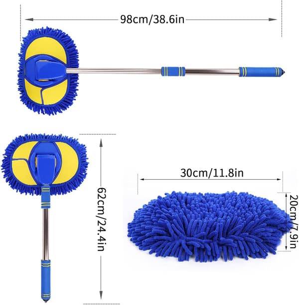 [RM] Car Cleaning Kit - Car Wash Brush with Telescopic Handle