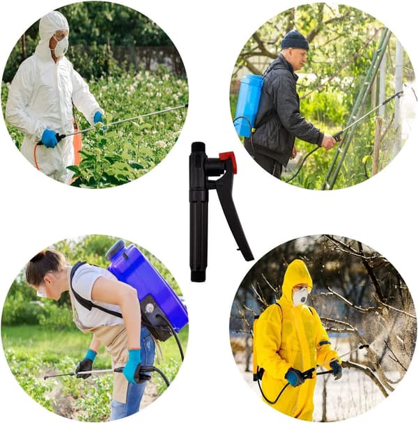 2-pack trigger spray gun handle parts, pump sprayer parts for garden, suitable for most Greenwood backpack sprayers