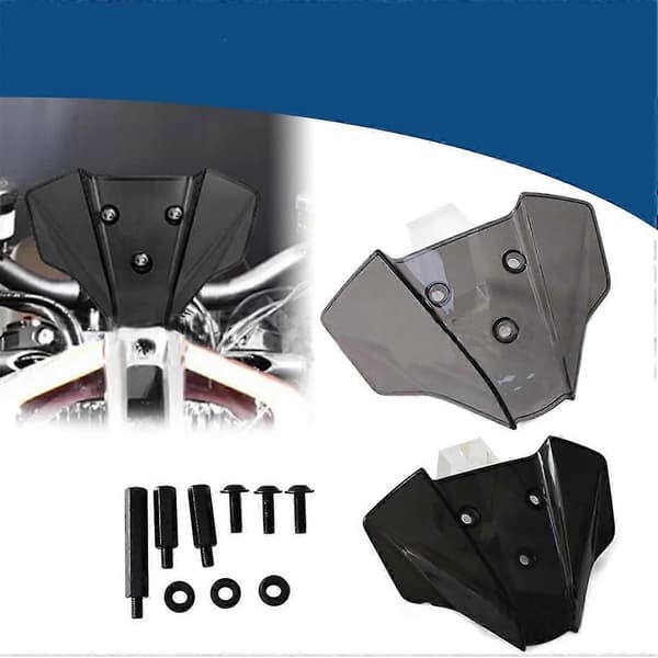 Motorcykel Forrude til 390 125 DUKE390 DUKE125 2024 Front Vindafviser Sort