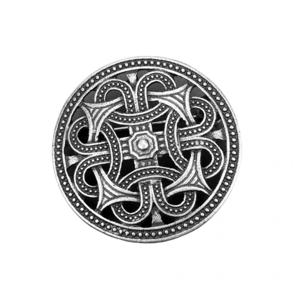 Norsk medeltida Vikingasköld Symbol Brosch Oval Sjal Sjal Tröja Pin 1