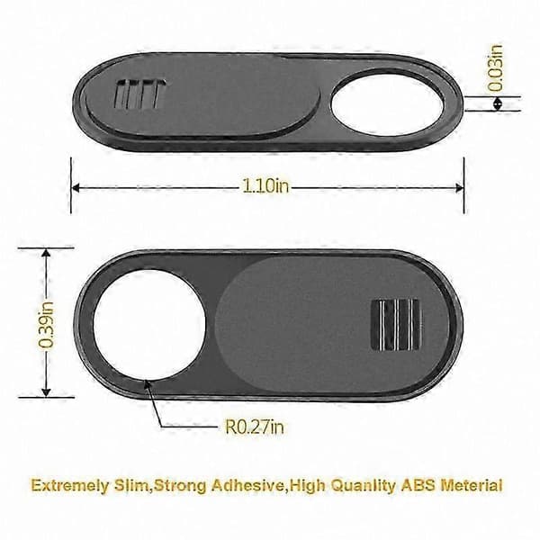 Tablet Webcam Privacy Cover, 5-pak sort