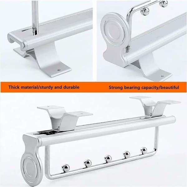 [RM]Heavy duty clothes rail, pull-out trouser rack, push rod, telescopic wardrobe, hanging rail for wardrobes