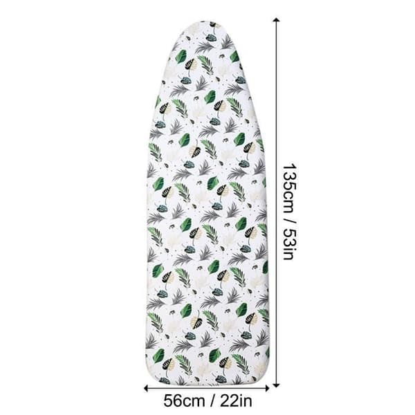 Ironing Board Cover with 6mm Felt Padding, Adjustable Elastic Band, Suitable for Ironing Boards 130 x 50 cm (Ironing Board Not Included)