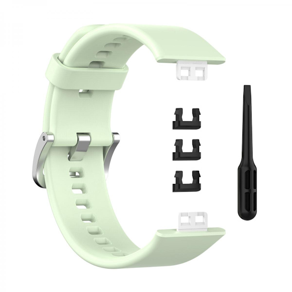 Mjukt Silikon Armbandsur Rem För Huawei Fit Watch TIA-B09 TIA-B19 Grön