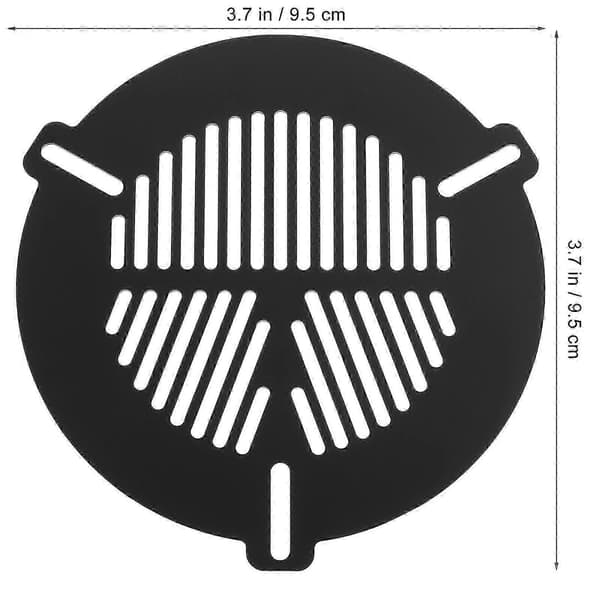 Bahtinov-maske aluminiumslegering til teleskoper med 3 silikoneskruer sort astronomi