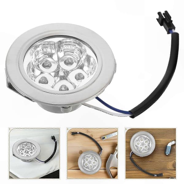 LED-pærer til udskiftning af emhætte, 4-pak Silver 7.00X7.00X3.00CM