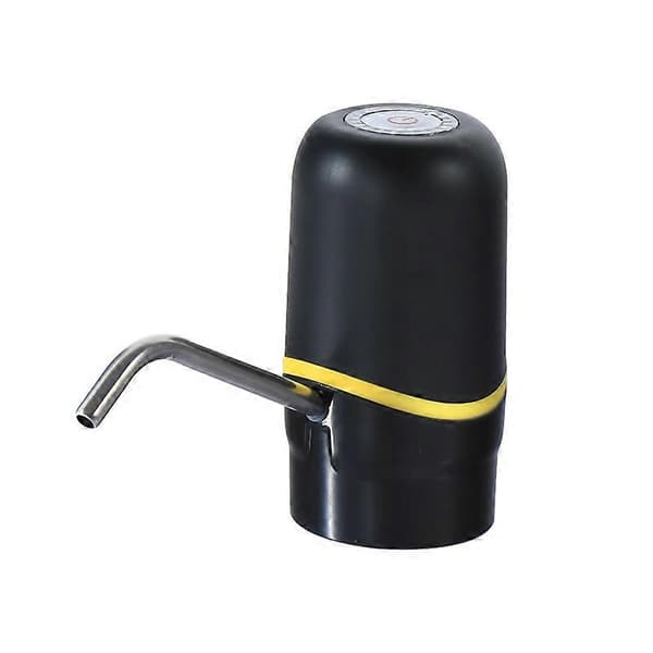 Elektrisk dricksvattenpump Bärbar vattendispenser Universal USB-laddning Vattenflaskpump för 2-5 Gallon svart