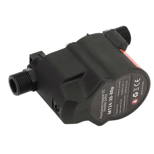 [RM]Water Pressure Booster Pump Fully Automatic Low Noise Small Shower Booster Recirculation Pump DC 24V EU Plug 100-240V