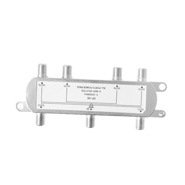 6-vägs Kabel-TV Splitter