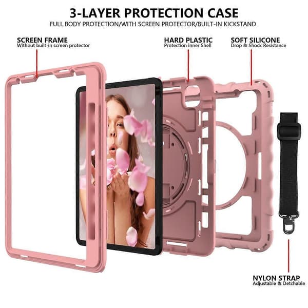 Hardt etui til iPad Pro 11 tommer 2020 Rose Gold