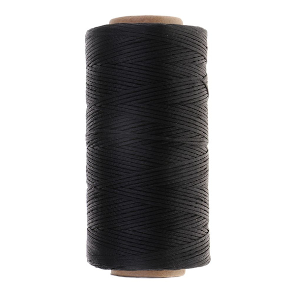 rulle 200m 210D vaxad polyestertråd för DIY lädersömnad 1mm S05