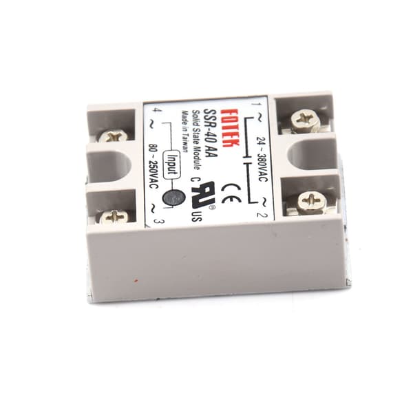 solid state -rele SSR-40AA-H 40A todellinen 80-250V AC - 90-480V[RM]