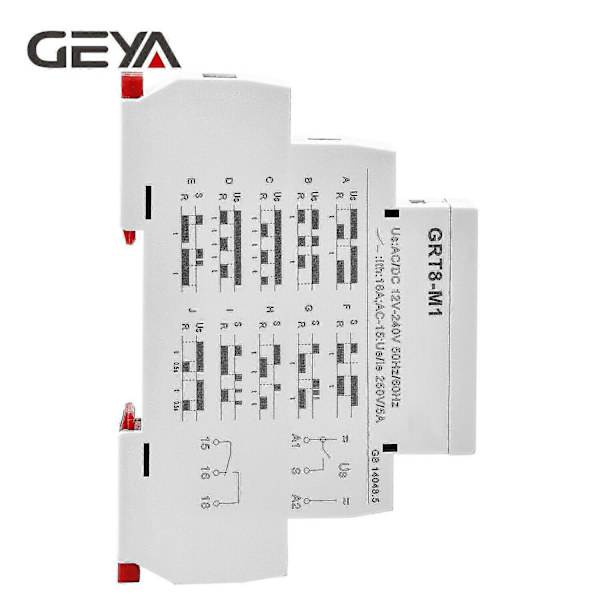 [RM]Geya Grt8-m1 On Off Time Delay Relay 16a Ac/dc12v-240v Multifunctional Din Rail Automatic Timer Relay [DB]