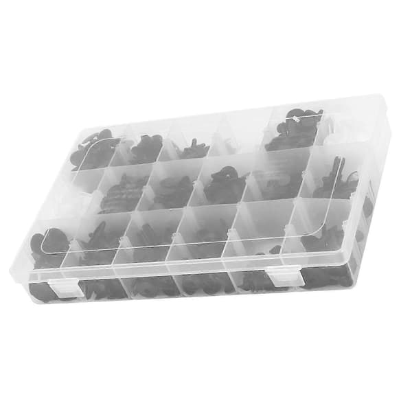 [RM] Universelle bil-clips, plast-tryknåle i flere størrelser til udskiftning af autoklips, 415 stk. holdbare nylon-clips til panelbeklædning