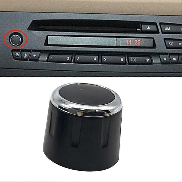 Invändig Radio CD-spelare Volymrattkåpa för E90 E91 E92 E81 E82 E87 E88 X1 E84 Z4 E89