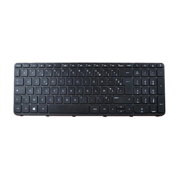 Bakgrundsbelyst tangentbord AZERTY Franskt tangentbord