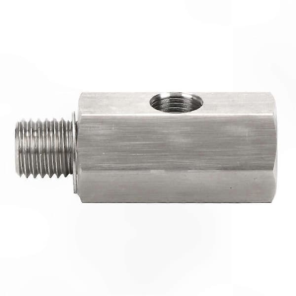 Rustfrit stål 1/8 NPT olietryksensor T-adapter M12x1.5 til brug i biler
