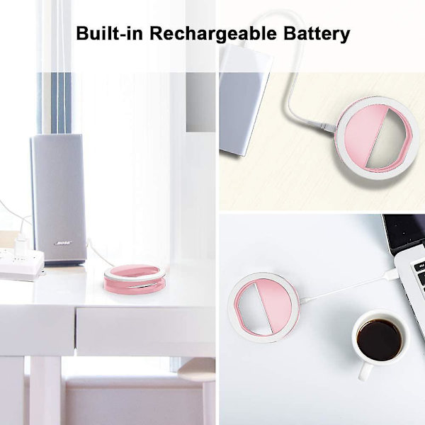 Selfie Ring Light, Uppladdningsbar Med 36 LED-lampor