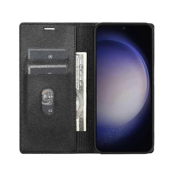 Till Samsung Galaxy A16 4G/5G Plånboksfodral Magnetlås PU-läder Telefonfodral-Svart Multicolor Black