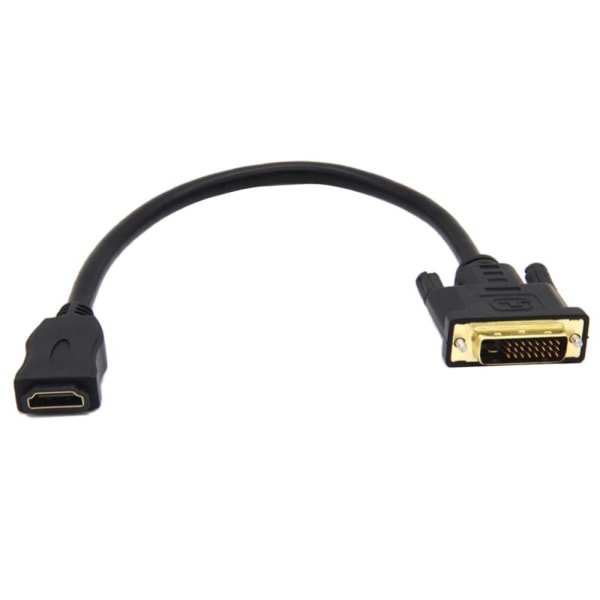 HDTV till DVI-I Kabel 24+1 Hane/Hona M/F Videoadapterkabel för PC Typ C