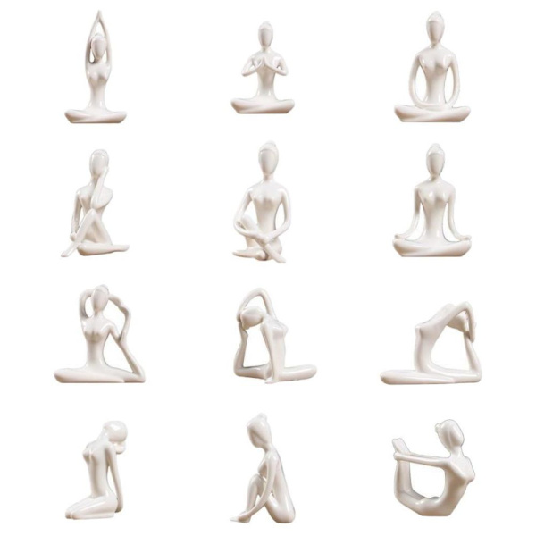 Yogafigur prydnad