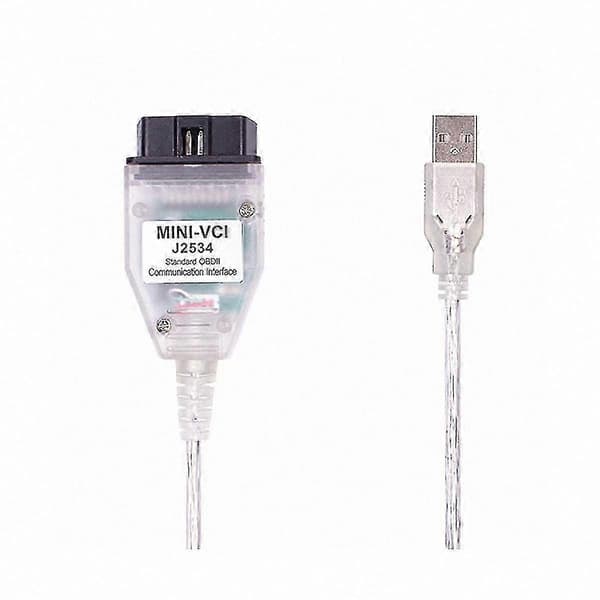 J2534 OBD2 Diagnostisk Interface til Køretøjsscanning og Programmering med Mini VCI Adapter, Version 17.30.011