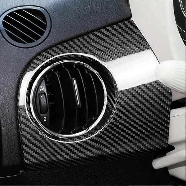 Real Carbon Fiber Car Main Driver Side Panel Sticker Interior Trim Cover for Accessories LHD Carbon Fiber Pattern