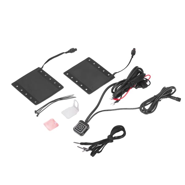 [RM]12V Heated Motorcycle Grips 5-Gear Temperature Control Handlebar Grips Hand Warmer IP67 Waterproof