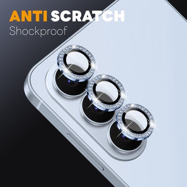 NORTHJO Screen Protector for Samsung Galaxy S26 Camera Protection Tempered Glass - Blue