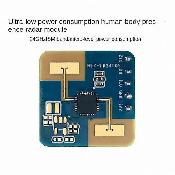 LD2410S 24GHz Bevægelsesdetekteringsradarsensormodul til Smart Home